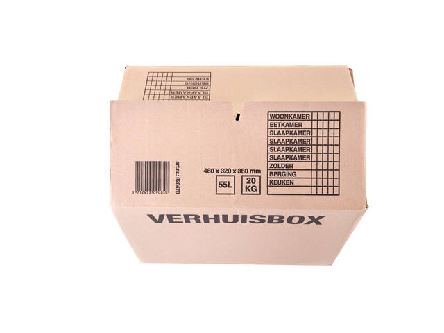 Verhuisdoos IEZZY 480x320x360mm bruin 3mm