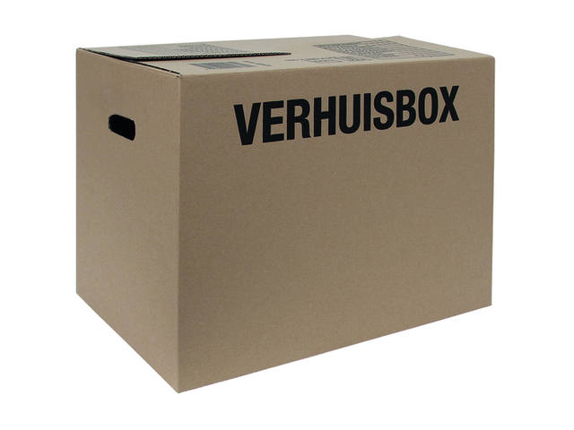 Verhuisdoos IEZZY 480x320x360mm bruin 3mm
