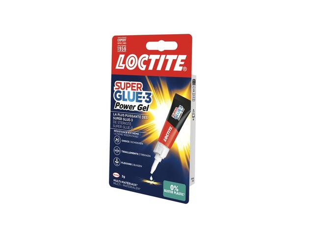 Secondelijm Loctite Powerflex GEL tube 3gr blister