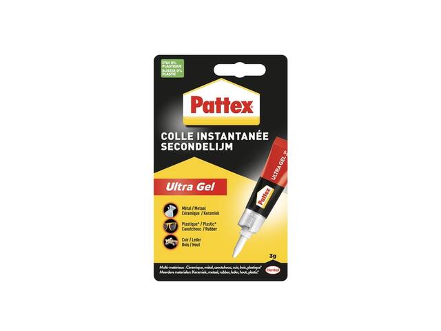 Secondelijm Pattex Ultra GEL tube 3gr blister