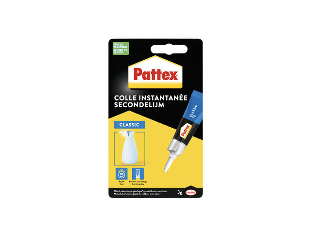 Secondenlijm Pattex tube 3gr