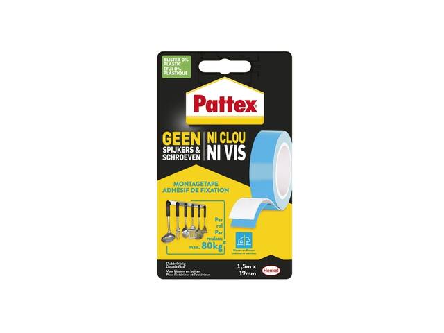 Plakband Pattex Super montage 20kg dz binnen