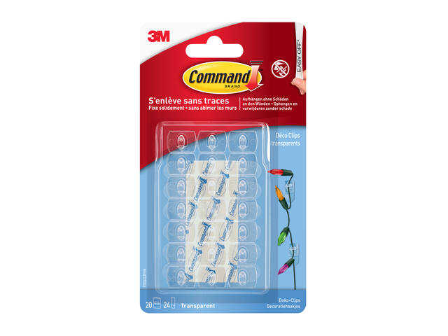 Sierklemmen Command incl bevestigingsstrip tr