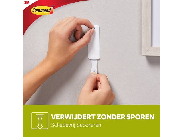 Haak Command knststf incl bevestigingsstrip