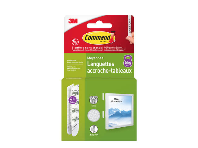 Bevestigingsstrip Command middel klikvast 5.4kg wt
