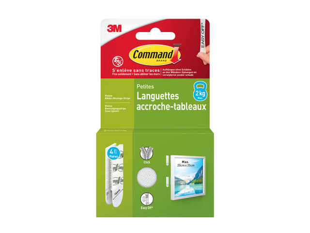 Bevestigingsstrip Command klik vast klein 1.8kg wt