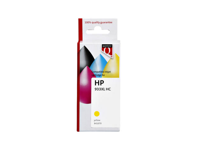 Inktcartridge Quantore Hp 933XL Cn056cn hc geel