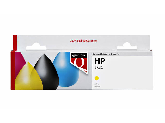 Inktcartridge Quantore Hp 971XL Cn628cn geel