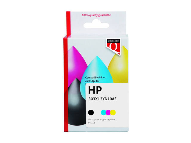 Inktcartridge Quantore Hp 303XL 3yn10cn hc zw+kl