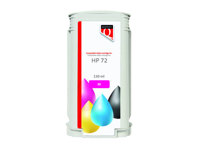 Inktcartridge Quantore HP 72 C9372A rood