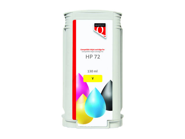 Inktcartridge Quantore HP 72 C9373A geel