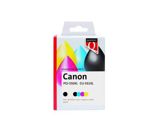 Inktcartridge Quantore Canon Pgi-550XL Cli-551XL