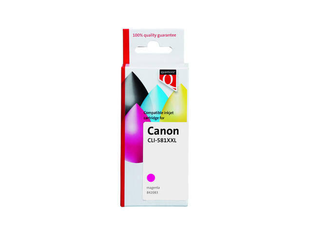 Inktcartridge Quantore Canon Cli-581XXL rood