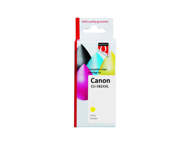 Inktcartridge Quantore Canon Cli-581XXL geel