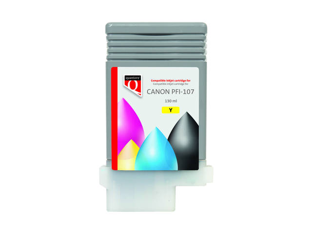 Inktcartridge Quantore Canon PFI-107 geel