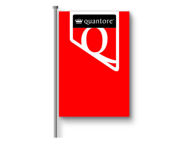 Huismerkvlag Quantore 150x225cm