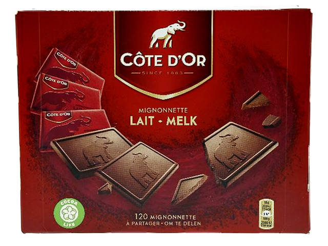 Chocolade Cote d Or mignonnette melk 120x10 gram