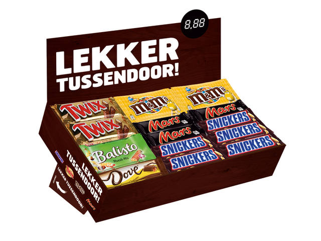 Snoep verzameldoos Mars Snickers Twix MM Balisto