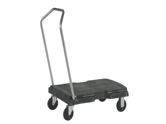 Transportkar Rubbermaid Triple Trolley 227kg zwart