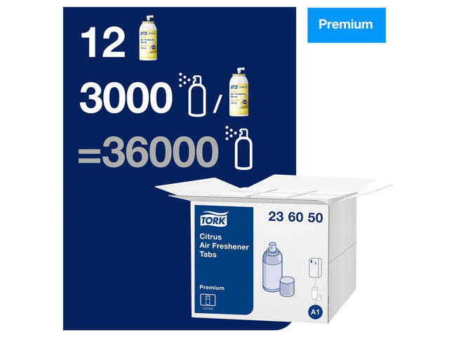Luchtverfrisser Tork A1 Premium spray citrus