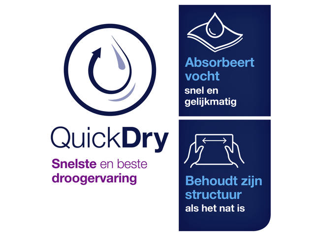 Handdoek Tork H2 Premium 2laags 212x340mm 100288