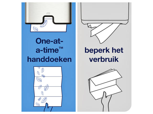 Handdoek Tork H2 Premium 2laags 212x340mm 100288