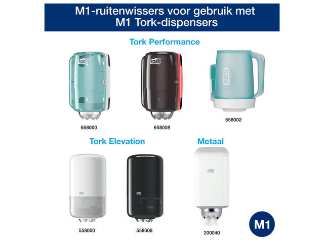Poetspapier Tork M1 Advanced 1laags 120m 100130