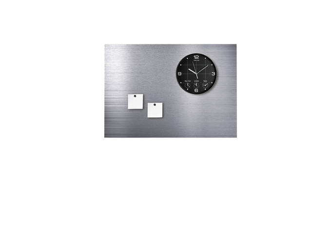 Wandklok Unilux On Time dia 30.5cm zwart/wit