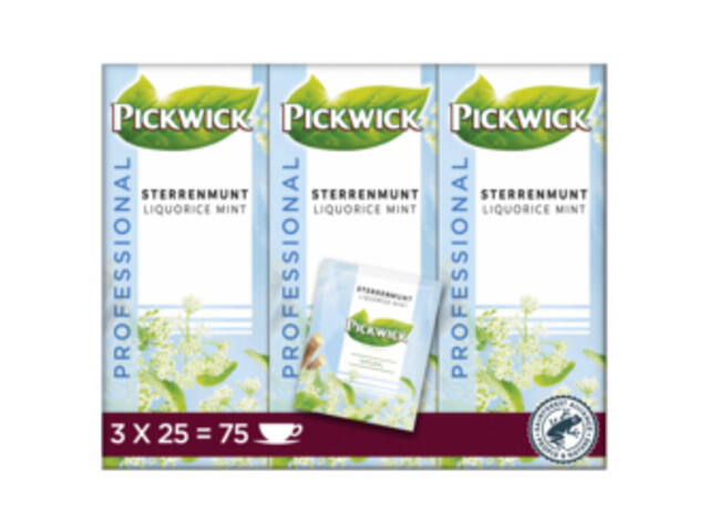 Thee Pickwick sterrenmunt 25x2gr met envelop