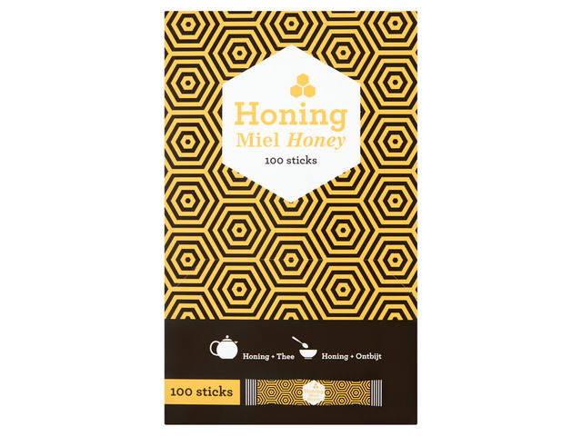 Honingsticks Van Oordt 100 stuks