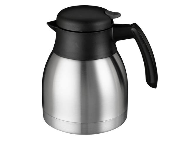 Thermoskan Bravilor dubbelwandig 1 liter RVS zw