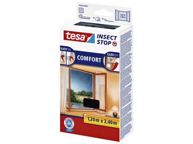 Insectenhor tesa ramen 1.2x2.4m zwart
