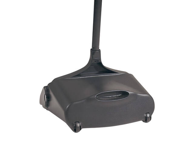Stofblik Rubbermaid Exec Lobby lange steel zwart