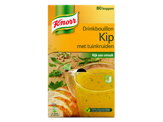Drinkbouillon Knorr kip tuinkruiden