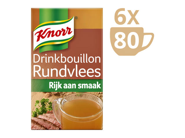 Drinkbouillon Knorr rundvlees