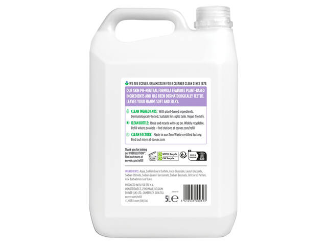 Handzeep Ecover lavendel 5 liter