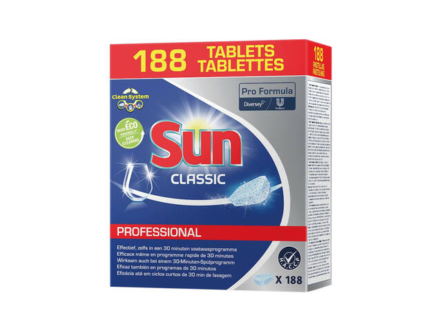 Vaatwastabletten Sun Professional Classic 188st