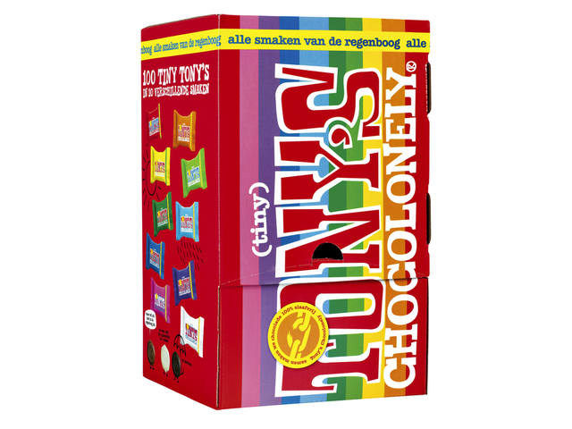 Chocolade Tony Chocolonely tiny mix doos 100 st