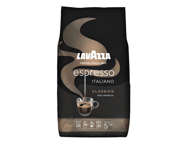 Koffie Lavazza Caffe espresso bonen black 1000gr