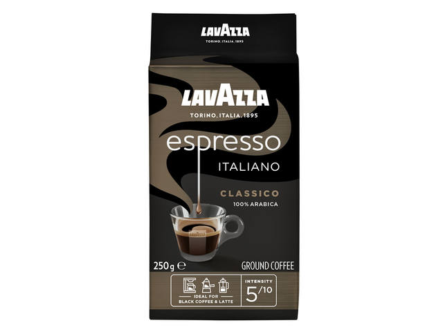 Koffie Lavazza gemalen Caffe Espresso 250gr