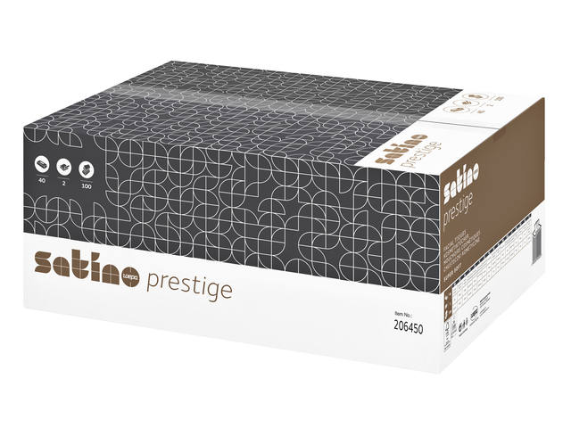 Facial tissues Satino HiLine 100 vel wit 206450