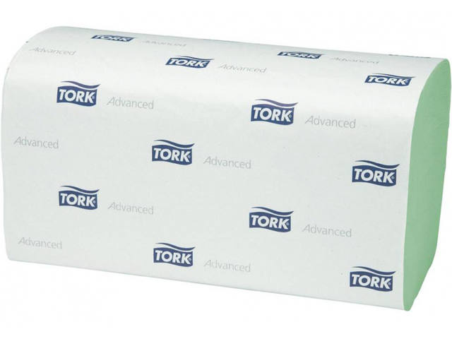 Handdoek Tork H3 Advanced 2laags 248x230mm groen