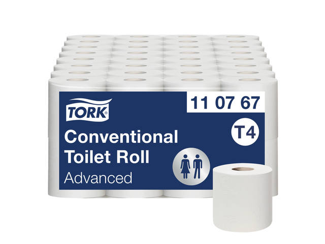 Toiletpapier Tork T4 Advanced 2laags 250 vel wit