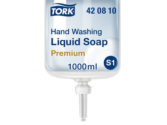 Handzeep Tork S1 Premium vloeibaar ongeparfumeerd