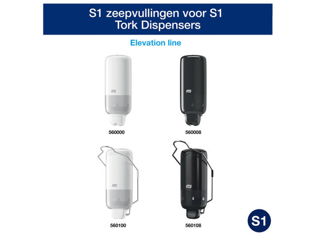 Handzeep Tork S1 Premium vloeibaar ongeparfumeerd