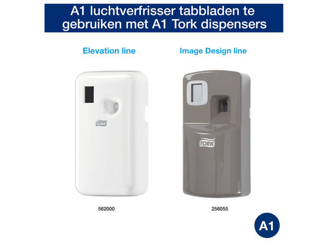 Luchtverfrisserdispenser Tork A1 spray wit