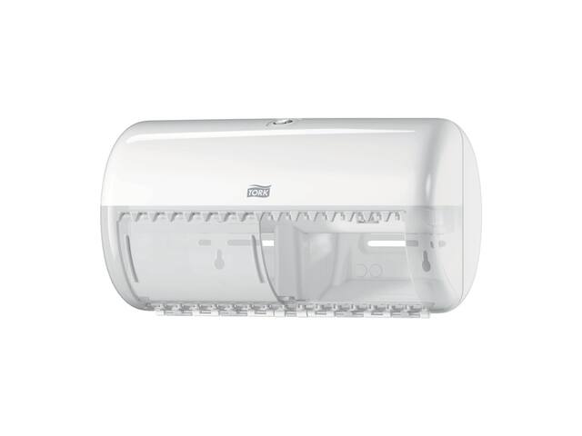 Toiletpapierdispenser Tork T4 duo wit