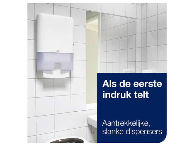 Handdoekdispenser Tork H2 Elevation wit
