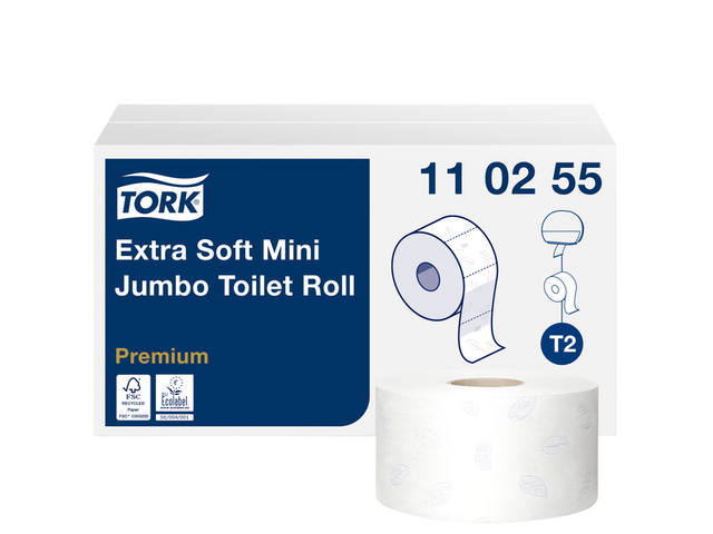 Toiletpapier Tork T2 Premium jumbo klein 3laags