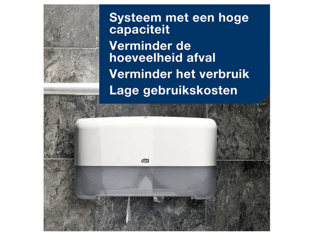 Toiletpapier Tork T2 Advanced jumbo klein wit